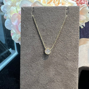 Diamond necklace-Circle 小圓形鑽石項鍊