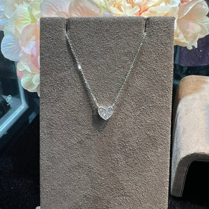 Diamond necklace-Heart 心形鑽石項鍊
