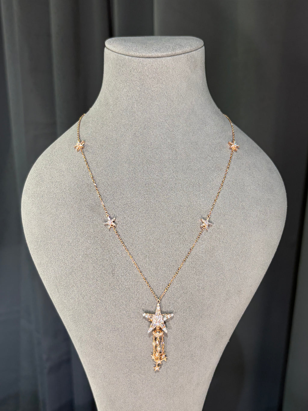 Diamond necklace- Stars-Theme Design Pendent (星空鑽石項鍊）