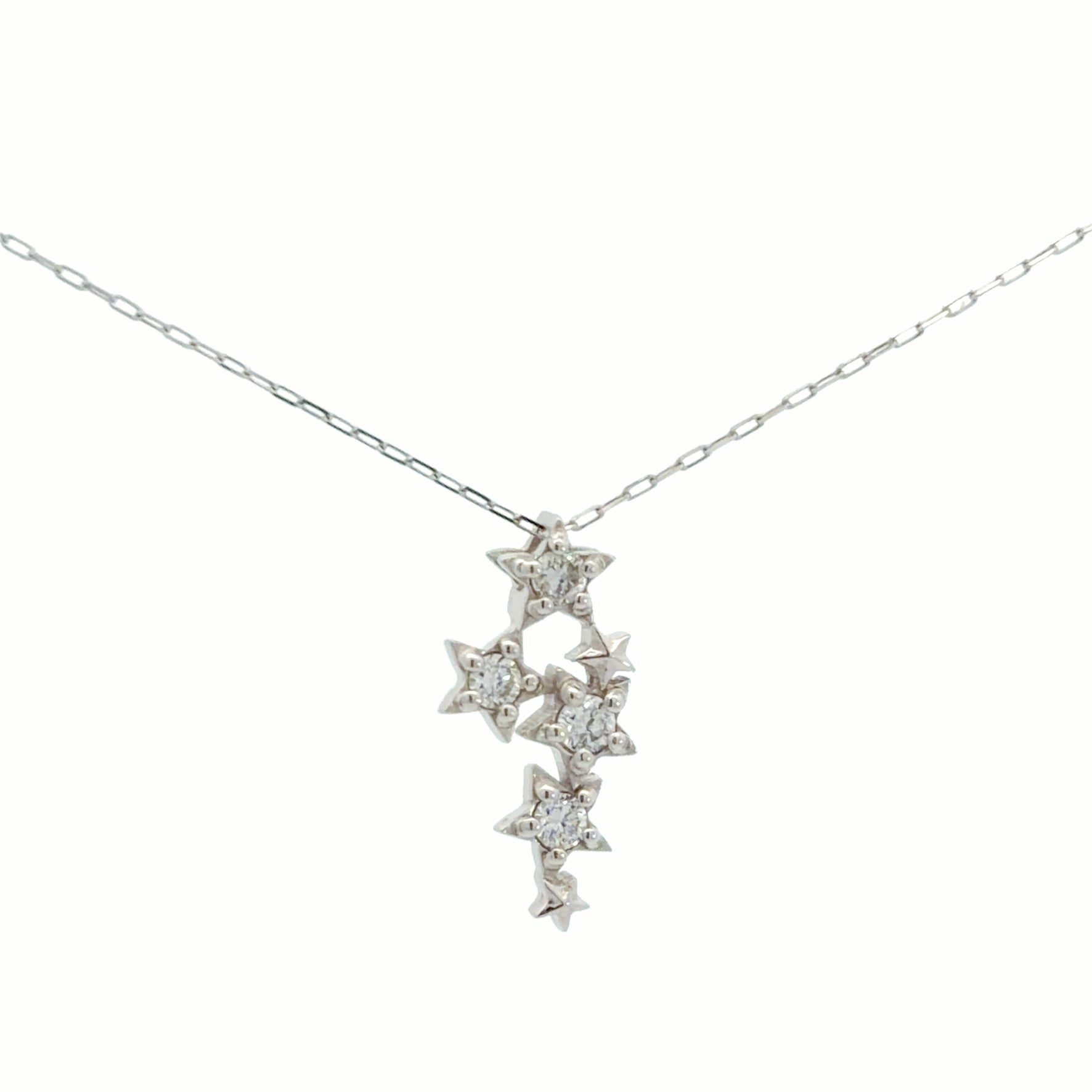 Diamond Necklace - Stars Pendant 群星頸鏈
