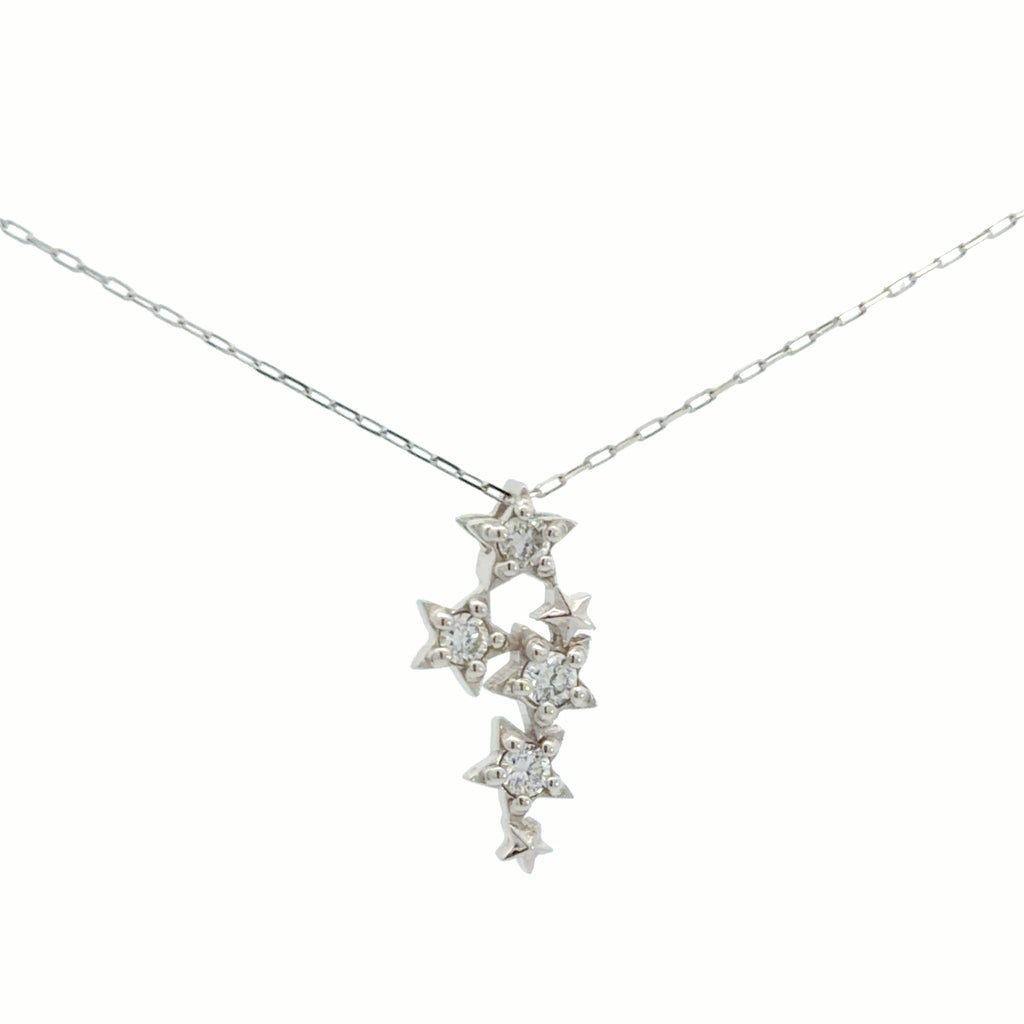 Diamond Necklace - Stars Pendant 群星頸鏈
