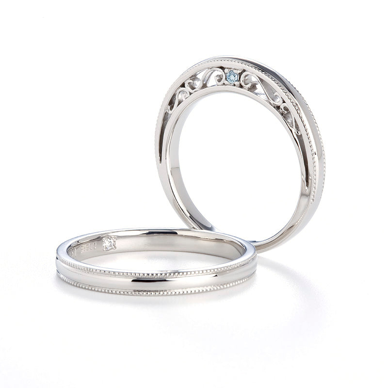 日本婚戒  Twins Cupid系列 Blue Wedding